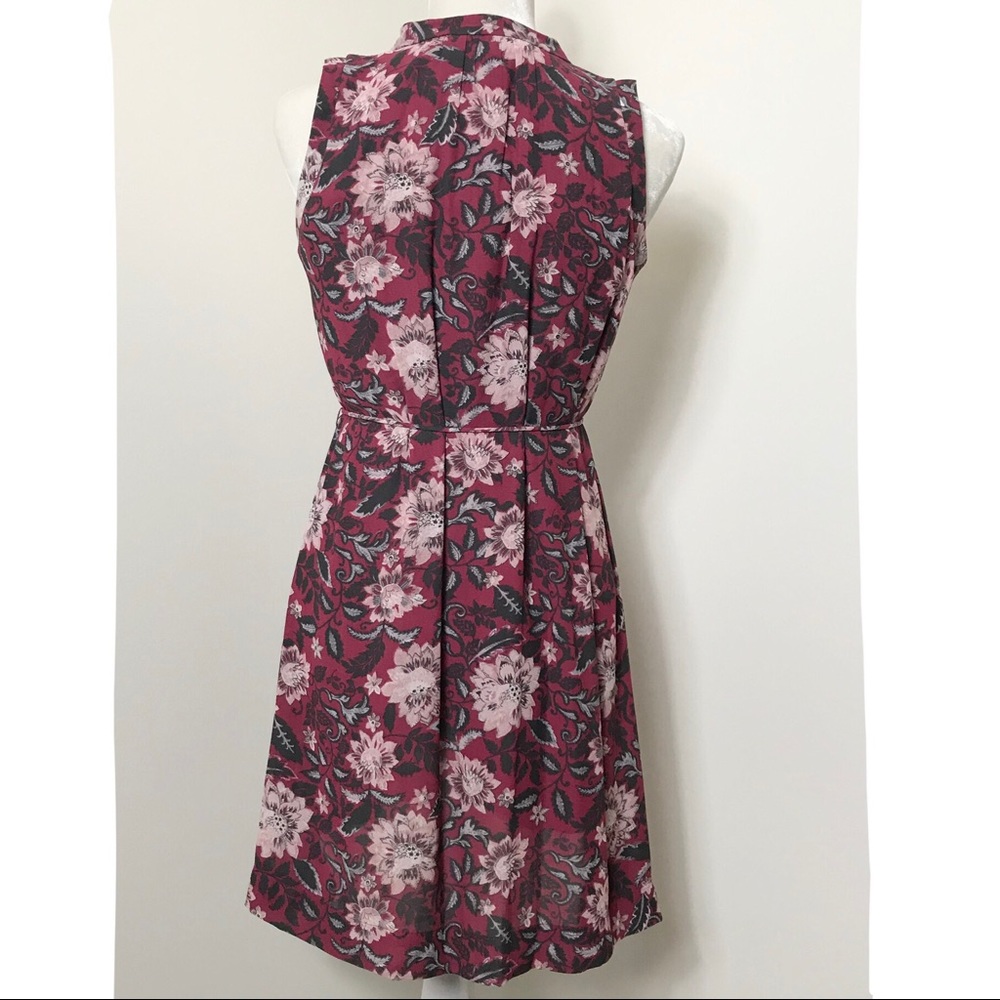 🎉HP🤗 LOFT Floral Tie Waist Dress - Picture 7 of 9